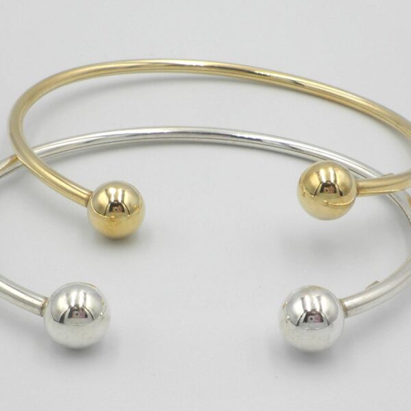 silver 925 and goldplated silver bracelet