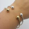 silver 925 and goldplated silver bracelet - Image 4