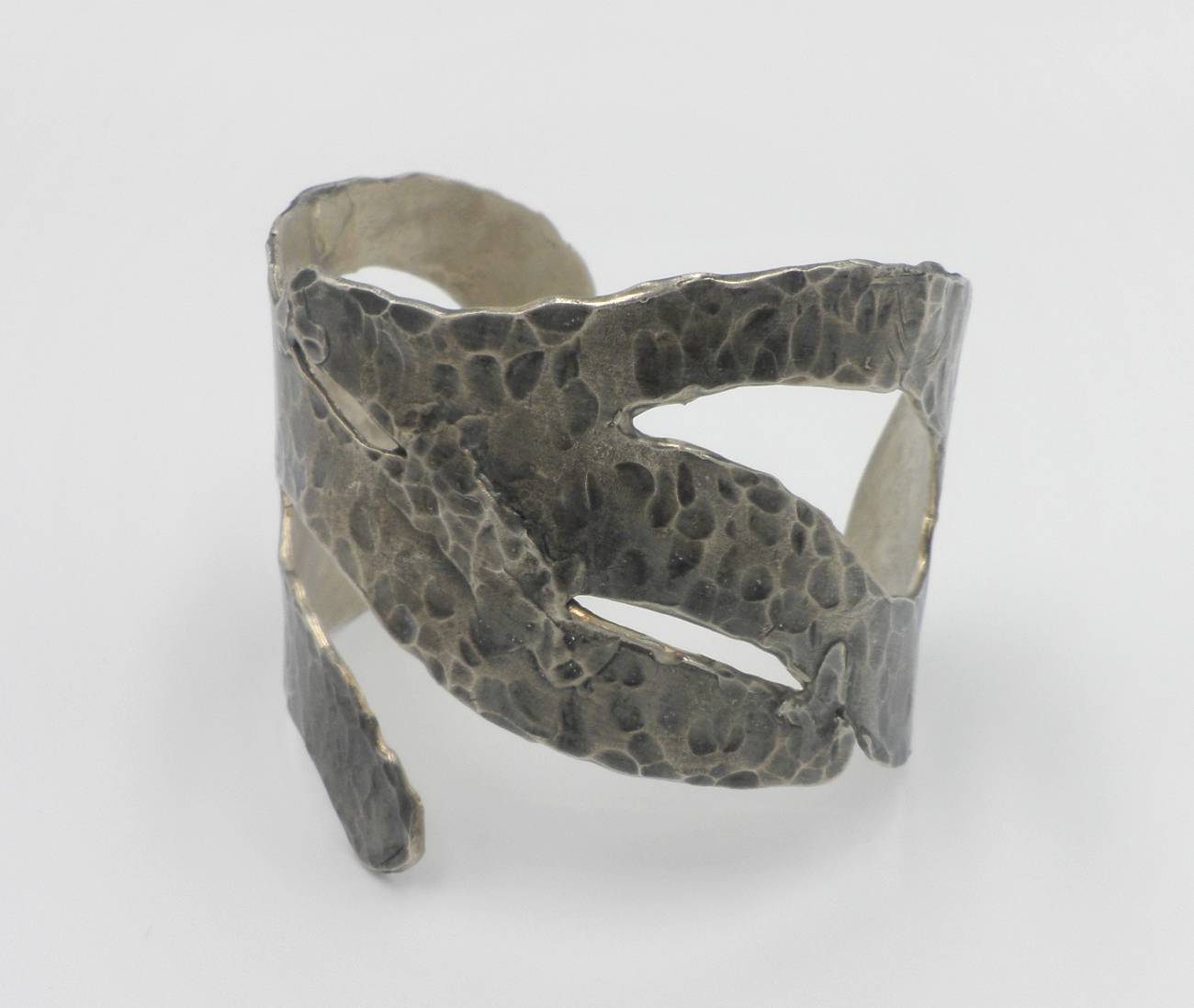 hammered silver 925 bracelet hammered silver 925 bracelet - Image 1