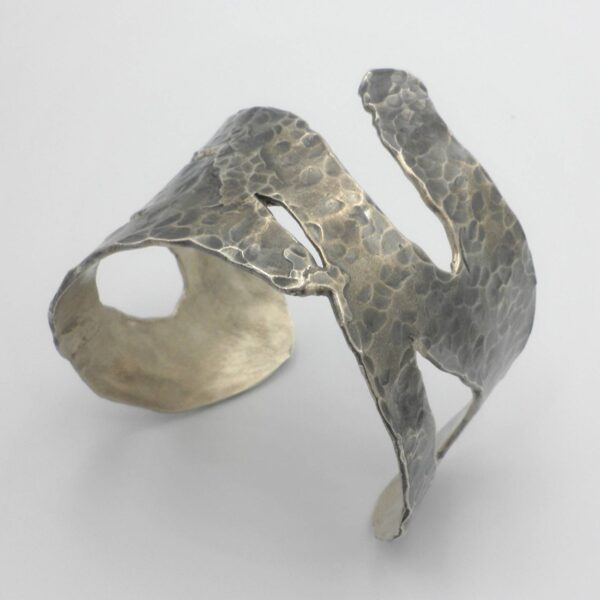 hammered silver 925 bracelet
