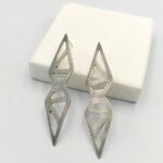 Silver earrings 925 "geometric"