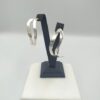 Silver earrings 925 "sheet"
