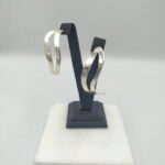 Silver earrings 925 "sheet"