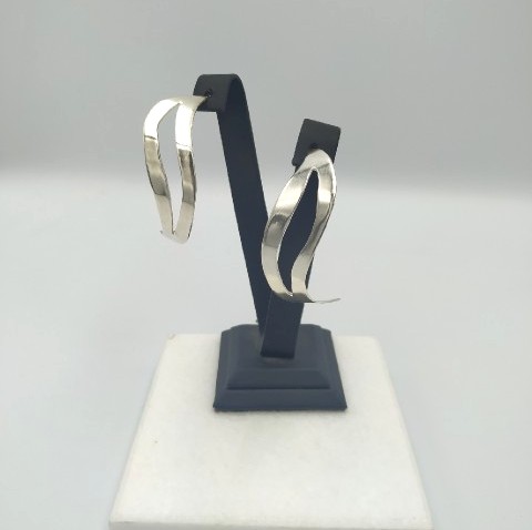 Silver earrings 925 “sheet”