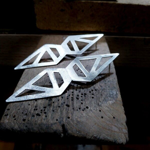 Silver earrings 925 “geometric”