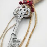vintage key charm