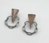 sterling silver 925 earrings with semiprecious stones agate