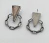 sterling silver 925 earrings with semiprecious stones agate - Image 3