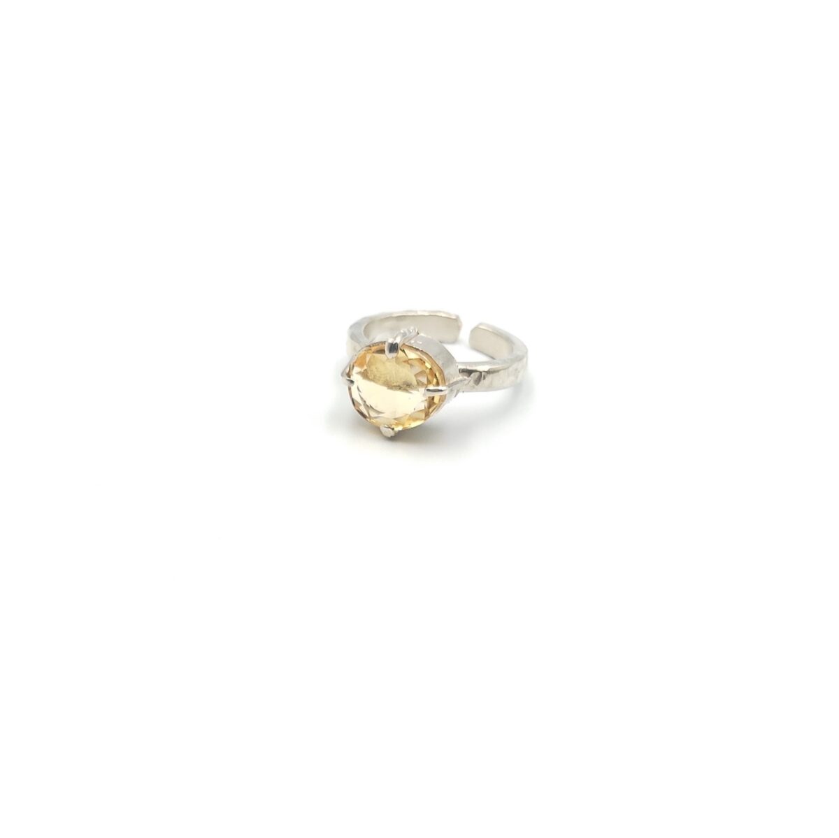 δαχτυλίδι από ασήμι 925 με citrine - Image 3